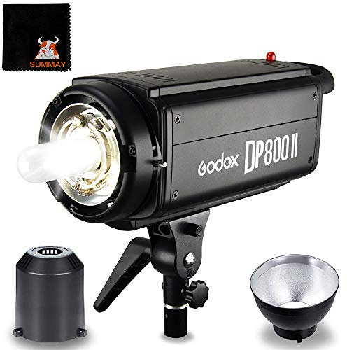 GODOX DP800II Studioblitz 800Ws Profi Blitzkopf Blitz Licht mit Einstelllicht 2,4 G GN88 Studio Strobe Blitz für Camera Strobe Blitze Studioblitzset (DP800II)