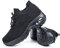Hitmars Scarpe da Ginnastica da Donna Scarpe Sportive da Corsa Palestra Cuscino d'Aria Nero 1-EU40