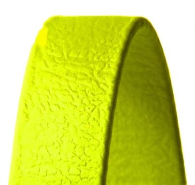 Angel for Pets MJH BioThane Halsband Verschluss Adapter verstellbar 25mm breit vernäht in versch. Farben (neon gelb)