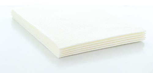 Einweg Handtücher aus Airlaid 80 g | Papierhandtücher | samtweiche Tücher | 30 x 40 cm | passende Handtuchspender erhältlich | Einmalhandtücher | Handtuchspender | Weiß | 50 Stück