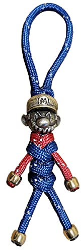 BSGB Handcrafted Lanyards Paracord Bead Super Mario Charms fit EDC Accessories for Pendant Buckle Keychain Pendant Knife Lanyard Zipper Pull