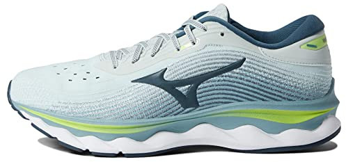 Mizuno Women's Wave Sky 5 Running Shoe, Peacock Blue, 10 UK