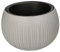 KOTARBAU® Vaso fioriera, effetto cemento con design ondulato, con vaso interno, stile moderno, 240 x 160 mm