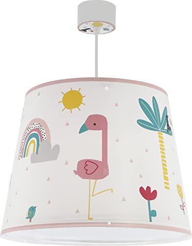 Dalber kinderlampe Pendelleuchte Hängelampe Flamingo Flämisch Tiere, Rose