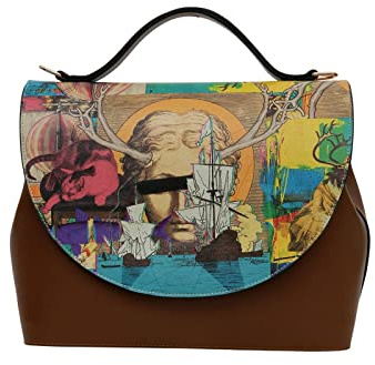 DOGO Vegane Damen Schultertaschen Umhängetaschen Handy Bag - Ancient Tales