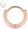 16G Septum Daith Helix Conch Piercing Schmuck Septum Nasenring Septum Daith Schmuck SeptumNasenringe Hoop Septum Piercings Septum Clicker Chirurgenstahl 8mm Knorpel Daith Helix Ohrringe Rose Gold