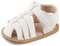 MASOCIO Sandale Bebe Fille Garcon Ete Chaussure Premiers Pas Bébé Garçon Sandales Taille 20 Antiderapant 12-18 Mois Blanc