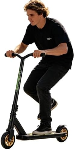 SZCQ Pro Scooters Stunt Scooter For Kids 8 Years and Up Adults Complete Trick Scooter for Intermediate,Beginner,Advanced and Professional Riders Teens Pro Scooter for Freestyle Tricks BMX Stunts Green