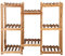 SPRINGOS Porta Piante in Legno 5 Livelli Scaffale per Fioriere Interno Esterno Portavaso per Vasi da Fiori per Balcone Giardino Soggiorno