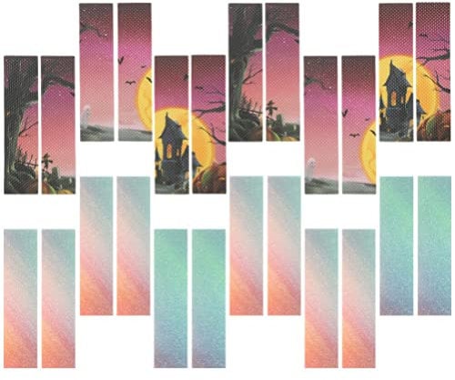 HONMEET Calm Stickers für Stück Sensorische Aufkleber für Selbstklebende Papierstreifen Telefonrückwanddekoration Druckentlastungsaufkleber Wandkunst