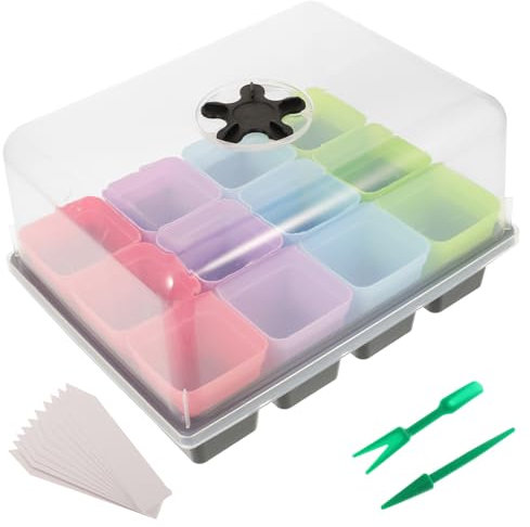 PRETYZOOM 1ensemble Pot De Culture Plastique avec Drainage De Pots pour Et Plantes Succulentes pour Jardin Et Intérieur