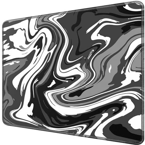 Abetcabe Mauspad, Mousepad 240 x 200mm, Fluid Art Mouse Pad Klein Vernähte Kanten WassXerdicht Anti-Rutsch für Kabellose Maus Laptop Büro Zuhause