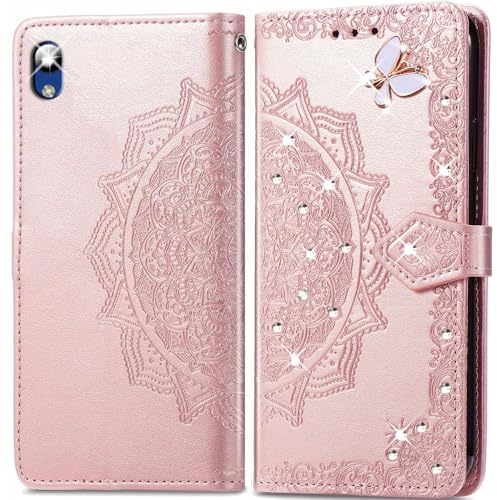 BIIULHCI Handyhülle Tasche für ZTE Blade A3 2019/A31 Lite/L8 Hülle,PU Lederhülle Wallet Flip Case Standfunktion Kartenfach Schutzhülle Klapphülle für ZTE Blade A3 2019/A31 Lite/L8 Cover