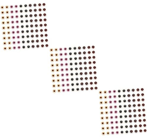 PRETYZOOM 300 STK künstliche Augen Puppenaugen Machen Sicherheitsaugen mit Unterlegscheiben Plüschtieraugen Spielzeug Halloween Dekoration Toy gruselige Augäpfel Halloween-Augendekor Acryl