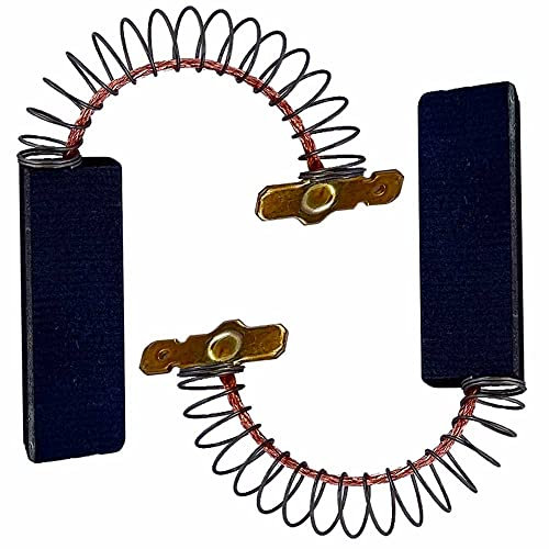 2 escobillas de carbón para lavadora Balay Eurowasher TI855 / TI 855 (5 x 12,5 x 36 mm)