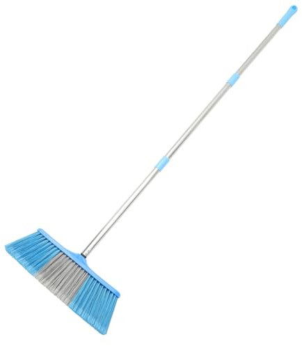 ANDRESLAD Room Broom Garbage Cleaning Supply Large Plastic Broom Long Handle Sweeper