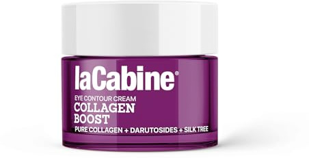 laCabine Contorno de Ojos Collagen Boost – Reafirmante y Redensificante con Colágeno Puro y Péptidos | Efecto Lifting de Párpados, Reduce Bolsas y Signos de Fatiga | Oftalmológicamente Testado