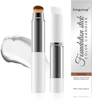 Fengyang® Farbverändernder Foundation-Stick, Feuchtigkeitsspendende und Leichte Abdeckcreme, Mittlere Bis Volle Deckkraft, Cremestift für Alle Hauttypen
