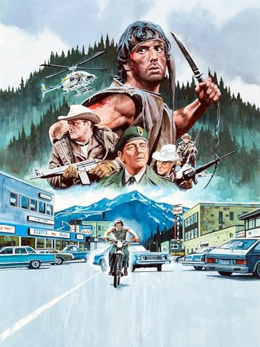 Postercinema Rambo First Blood Cinematic Wall Art Poster cm 30 x 40 cm