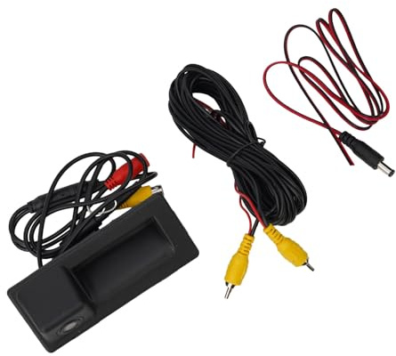 Emiif Rückfahrkamera für Skoda Octavia Mk3 A7 5e 2016-2019, 170° Weitwinkel, IP67 wasserdicht, Heckklappengriff Passform