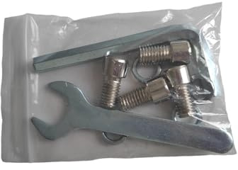 Befestigungsschrauben Metallschraubensatz mit Schraubendreher für Kinderhochstuhlprojekte und Wartung Robuste Beschläge für Kindergartenstühle
