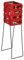 Tourna Mini Ballport Tennis Ball Pick Up Hopper, Unisex, Red, rot