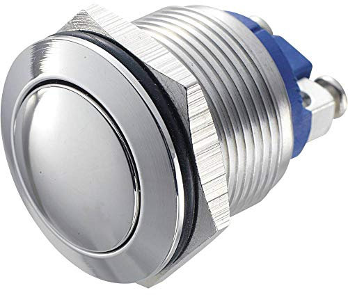 TRU COMPONENTS 701263 GQ 19B-S Vandalismusgeschützter Drucktaster 48 V/DC 2 A 1 x Aus/(EIN) tastend IP65 1 St.