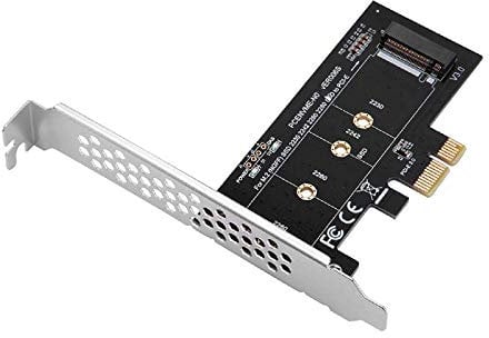 MZHOU M.2 NVME auf PCIe 3.0 1X Riser-Karte, PCIE NVME M-Key SSD-Adapterkarte, kompatibel mit den Formfaktoren 2280/2260/2242/2230