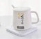Luemdss 55 Gradi di Temperatura di Riscaldamento Temperatura Tazza Tappetino Isolante Base 500 ml Tazza di Latte Caldo a casa Base Isolante Mini Tazza riscaldante Base riscaldante in Vetro per