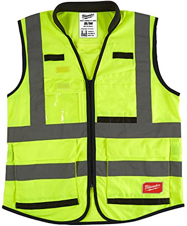 Milwaukee Milwauke WARNSCHUTZWESTE Premium Größe S/M-2XL/3XL, amarillo, S