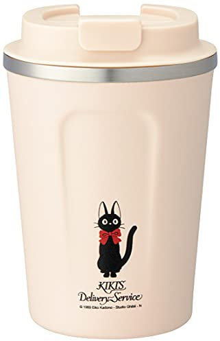 Skater STBC3F_536922 - Vaso de café, pequeño, acero inoxidable al vacío, retención de calor y frío, servicio de entrega de Kiki, Jiji 12.5 onzas líquidas, Ghibli