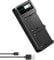Neewer Dual USB Charger Compatible with Sony NP-F970 NP-F960 NP-F950 NP-F930 NP-F770 NP-F750 NP-F570 NP-F550 Camera Battery, Fast Battery Charger with LCD Display,Versatile Charging Options