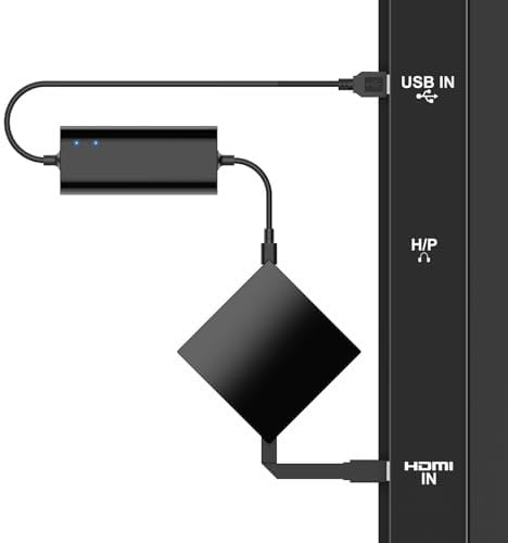 BERLS Adaptador de corriente para Fire Stick, proporciona una corriente estable a la TV a través del puerto USB, soporta el modo de video 4K, sin necesidad de enchufes y cables, no más cables