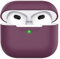 AHASTYLE Case per Airpods 3 Case Cover, Custodia Protettiva in Silicone [LED Anteriore Visibile][Supporto Ricarica Wireless] Compatìbile con Apple Airpods 3 2021 (Senza Moschettone, Borgogna)