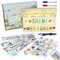 Light Box Shiny Gold A4 16 Farben mit 400 Buchstaben und Emojis, 10 Premium Karten, Fernbedienung, 2 Stifte - BONNYCO | Ä Ö Ü ß | Lichtbox Led mit Buchstaben, Geschenke für Frauen and Mädchen