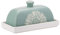 ENGLISH TABLEWARE Artisan Flower Butter Dish