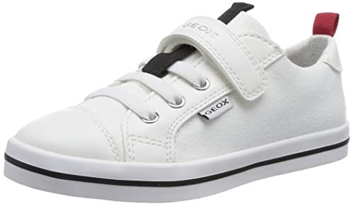 Geox JR CIAK Girl Sneaker, White, 36 EU
