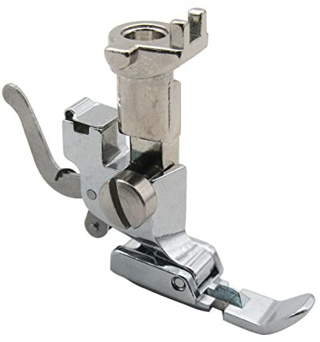 CKPSMS Marke: 1 Set schmaler Reißverschlussfuß mit Adapter #CY-7306-2+CY-7300L+001947.70.00, kompatibel mit Bernina Old Style Maschinen 530, 730, 830, 801, 930