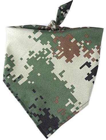 Bandanas für Hunde, einlagig, Camouflage-Hundehalstuch, groß, Haustier-Halstuch, Katzen-Hund, Zubehör, 3 Stück