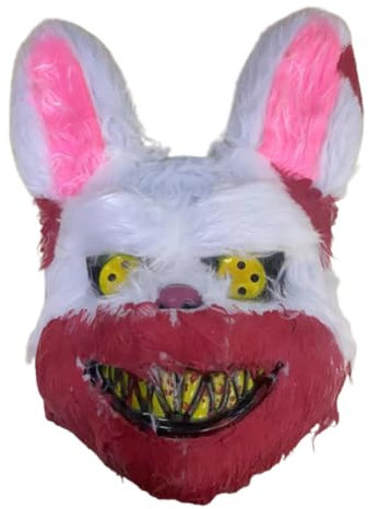 ceasnitis Bloody Bunny Maske Halloween Maske Horror Bär Kaninchen Hase Maske Halloween Maskerade Tier Masken Halloween Hasenmaske Horror Masken