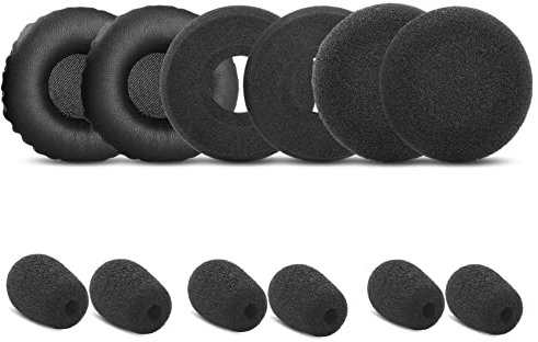 Ohrpolster, Schwämme, Kissen, Ersatz-Ohrpolster, kompatibel mit Jabra PRO 920 930 935 9450/VXI BlueParrott B250-XTS/Telex Airman750 760 Headset (Stereo)