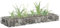 WIFESE Panier de Gabion Acier Galvanisé 90x30x10 cm Argenté Lit Surélevé à Gabion Stabilité Supplémentaire Parterre de Plantes Fleurs Mur de Soutènemen Cage de Gabion Robuste Facile à Assembler