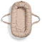 Elodie Details Babynest Kuschelnest Tragbare Babynestchen Neugeborene Kokon für Babys und Säuglinge, Waschbare Reisebett Baby Nestchen 100% Baumwoll 78x45 cm – Blushing Pink