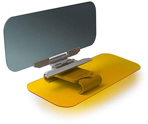 Sun Visor for Day Night Driving Car Blocker Adjustable Sunshade and Vision Extender 2 in 1 Anti Glare HD