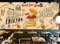 FLOOTS Handgemalte Tapete Hamburg Fast Food Restaurant Industrial Decor Custom Mural 3D Wall Paper Wallpaper-250Cmx175Cm