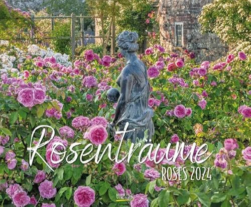 Rosenträume - Kalender 2024 - Art-Format - Korsch-Verlag - Fotokunst - Fotokalener - 55 cm x 45,5 cm