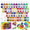 Tie Dye Kit 40 Couleurs - Peinture Textile Permanent Vives pour Enfants et Adultes, DIY Peinture de Vêtements Tissu - Teinture Textile et Poudres Graffiti Dye pour Chemise, T-Shirts, Hoodie, Fête