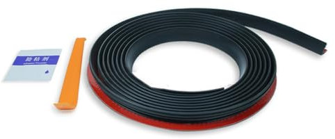 1/2/4 m bande d'étanchéité de fenêtre de voiture remplissage de fenêtre latérale en caoutchouc automatique bandes d'étanchéité en forme de V isolation phonique pour lève-vitre de voiture-4 mètres