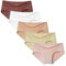 INNERSY Damen Unterhosen Microfaser Damenslips Leicht Hipster Pantys Mikrofaser Slip Mehrpack 5 (M, Herbst Mehrfarbig)