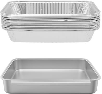 SafBbcue 93305 Fettauffangwanne für Weber Spirit E-210 220 E-310 320 330 Genesis II E-310 E-315 E-325 E-330 E-335 Grillfettwanne mit Einweg-Tropfwanneneinlagen, Ersatzteil für Weber #83156